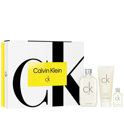 Kit Calvin Klein CK ONE – EDT 100ml + Body Wash + Spray - Época