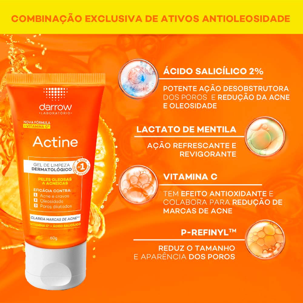 Gel de Limpeza Darrow Actine Vitamina C