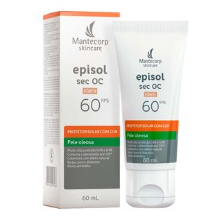Protetor Solar Mantecorp Episol Sec Oc FPS 60 Menor preço em Protetor Solar Mantecorp Episol Sec Oc FPS 60