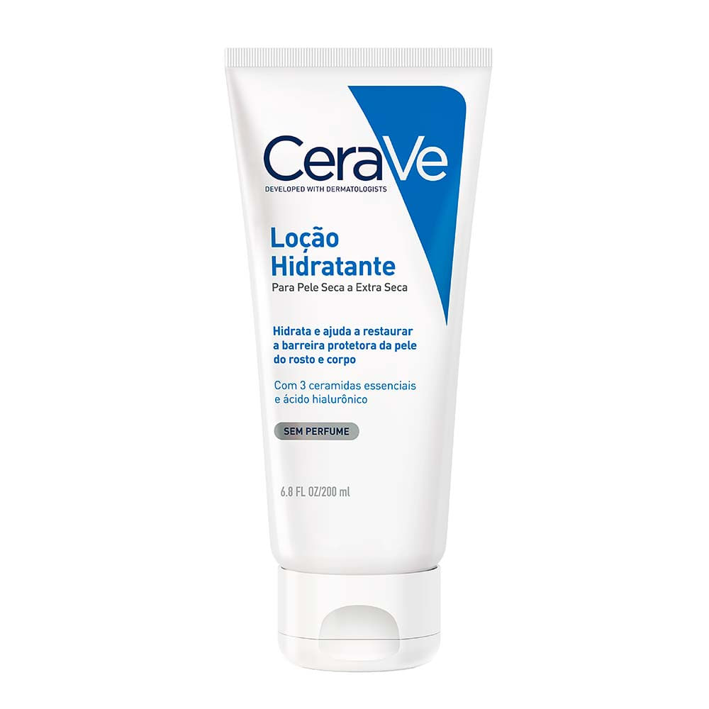 Loção Hidratante Corporal CeraVe para Pele Seca com Ácido Hialurônico e Ceramidas