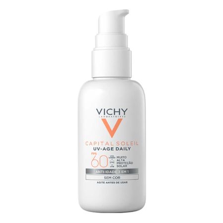 Protetor Solar Facial Vichy  UV-Age Daily FPS60 - 40g