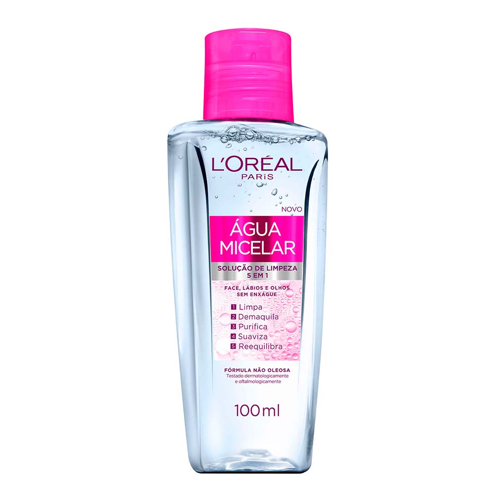Água Micelar L'Oréal Paris Solução de Limpeza Demaquilante 5 em 1