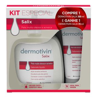 Dermotivin Salix Kit com Dois Sabonetes Líquidos Menor preço em Dermotivin Salix Kit com Dois Sabonetes Líquidos