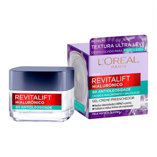 Gel Creme Antioleosidade L’Oréal Paris Revitalift Hialurônico - 50ml Menor preço em Gel Creme Antioleosidade L’Oréal Paris Revitalift Hialurônico - 50ml