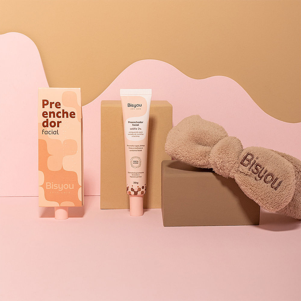 Gel Preenchedor Facial Bisyou para linhas finas e rugas