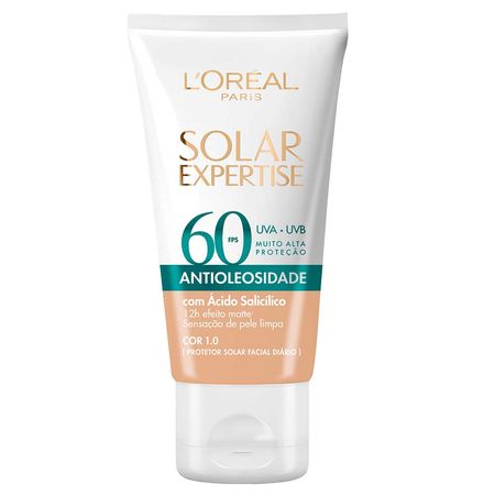 Protetor-Solar-Facial-L'Oréal-Paris-Solar-Expertise-Antioleosidade-Fps60-Clara--1