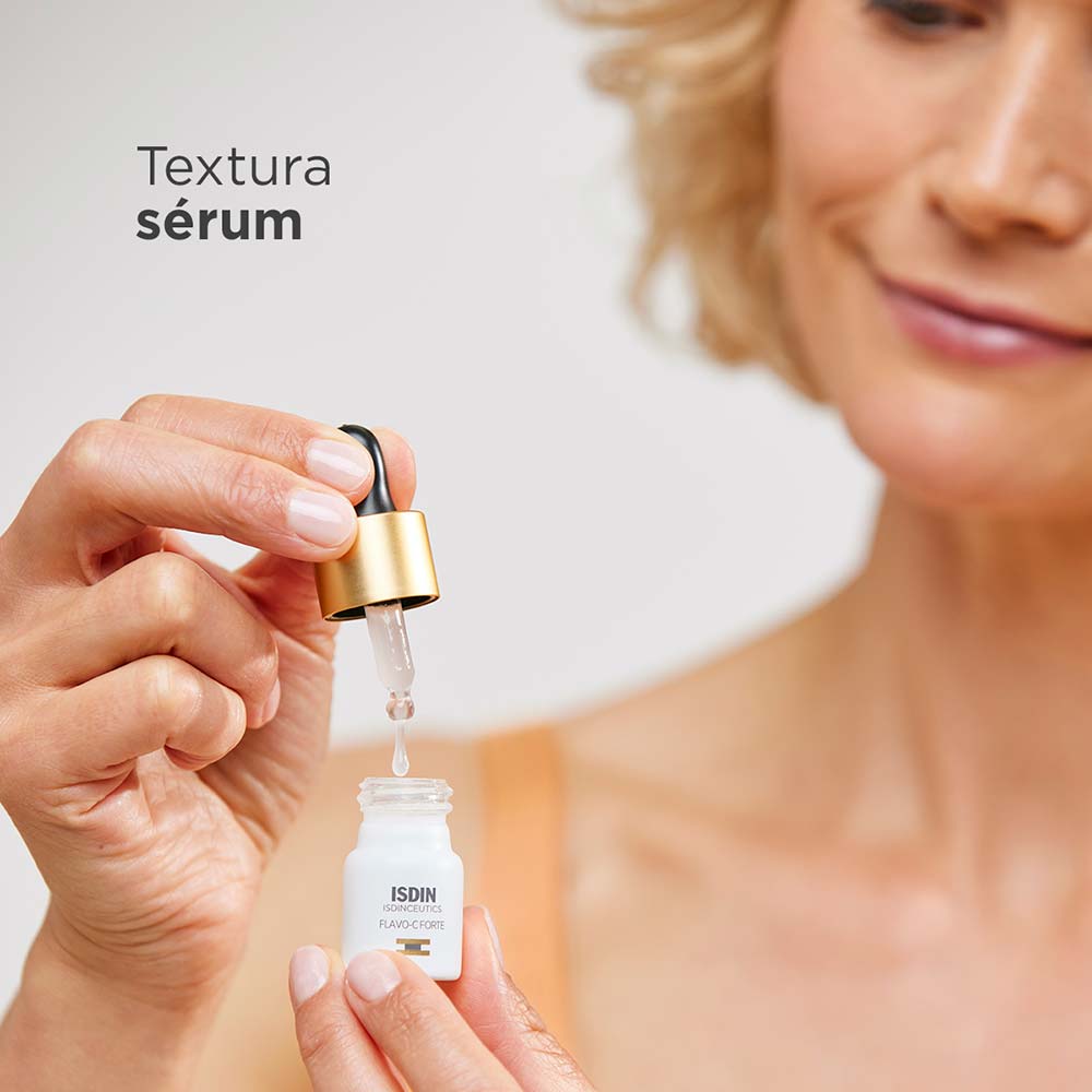 Sérum Com Vitamina C pura 15% ISDINCEUTICS - Flavo C Forte com 3 Uni