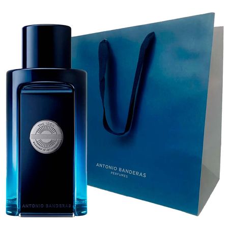 Banderas-The-Icon-Kit-Masculino-–-EDT-100ml-+-Sacola-Azul-Kit--1