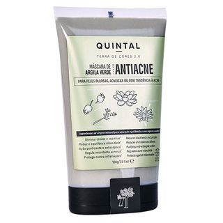Máscara Facial Quintal – Argila Verde Antiacne 2.0 - 100g Menor preço em Máscara Facial Quintal – Argila Verde Antiacne 2.0 - 100g