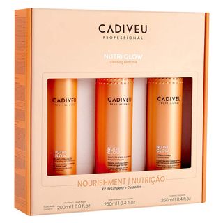 Cadiveu Professional Nutri Glow Kit – Shampoo + Condicionador + Booster Milagroso
