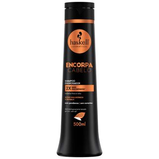 Haskell Encorpa Cabelo Shampoo Engrossador 500ml Menor preço em Haskell Encorpa Cabelo Shampoo Engrossador 500ml