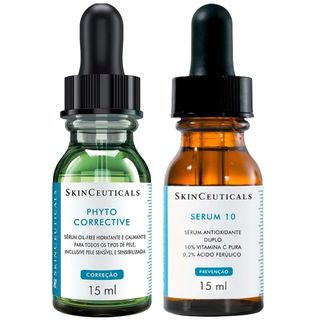 SkinCeuticals Rotina Séruns Essenciais Kit – Sérum Rejuvenescedor Facial + Sérum Corretor Menor preço em SkinCeuticals Rotina Séruns Essenciais Kit – Sérum Rejuvenescedor Facial + Sérum Corretor