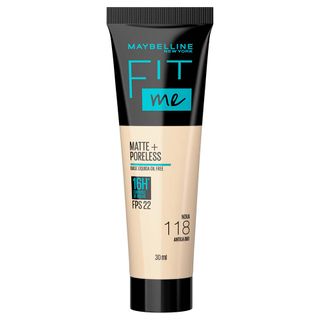 Base Líquida Maybelline Ny Fit Me Matte Fps22 118
