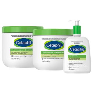 Cetaphil Kit –  2x Creme Hidrantante + Loção Hidratante