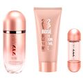 Carolina Herrera Kit Feminino 212 Vip Rosé - EDP 80ml + Hidratante Corporal + Mini Kit