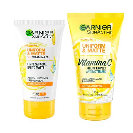 Garnier-Kit-–-Gel-de-Limpeza-Facial-Skin-Active-+-Gel-de-Limpeza-Facial-Skin-Uniform-&-Matte-Kit--1