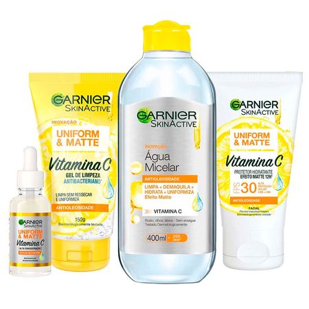 Garnier-Kit-–-Gel-de-Limpeza-Facial-+-Sérum-Facial-+-Água-Micelar-+-Protetor-Hidratante-Facial-FPS30-Kit--1