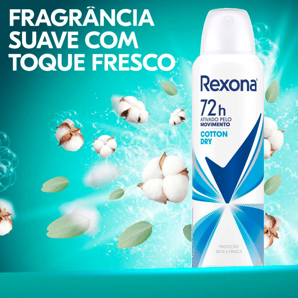 Desodorante Rexona Feminino Cotton Dry - Época Cosméticos