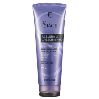Eudora Siàge Acelera o Crescimento Shampoo - 250ml Menor preço em Eudora Siàge Acelera o Crescimento Shampoo - 250ml