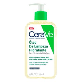 Óleo de Limpeza Hidratante CeraVe - 236ml Menor preço em Óleo de Limpeza Hidratante CeraVe - 236ml
