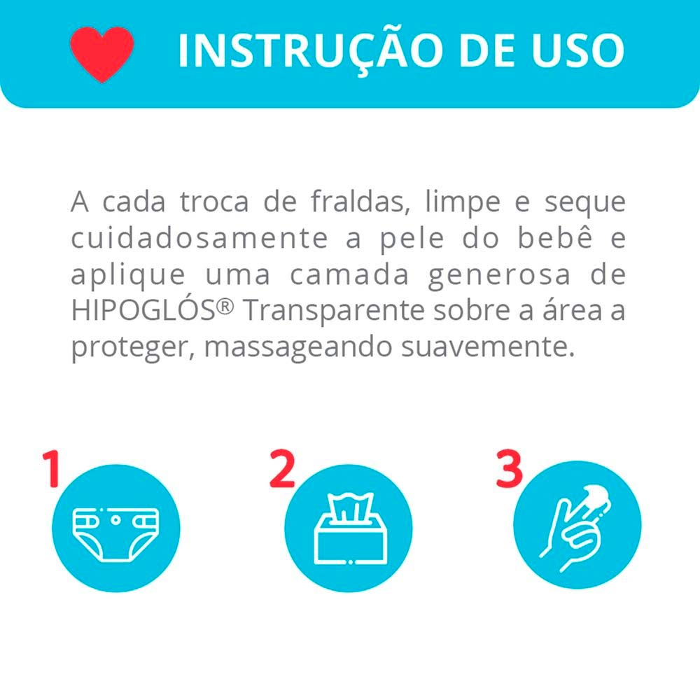 Hipoglós Transparente Creme Preventivo De Assaduras