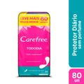 Protetor Diário Carefree Todo Dia sem Perfume 80Un