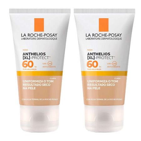 La-Roche-Posay-Anthelios-XL-Protect-Kit-com-2-Unidades-–-Protetor-Solar-Facial-Com-Cor-Clara-FPS60-–-40g-Kit--1