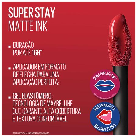 Batom-Líquido-Longa-Duração-Maybelline-SuperStay-Matte-Ink-Dreamer--4