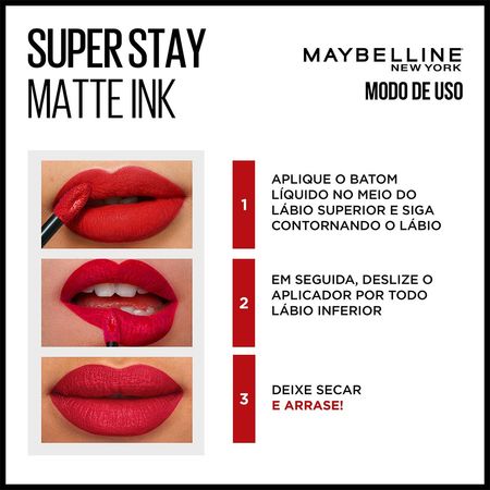 Batom-Líquido-Longa-Duração-Maybelline-SuperStay-Matte-Ink-Dreamer--6