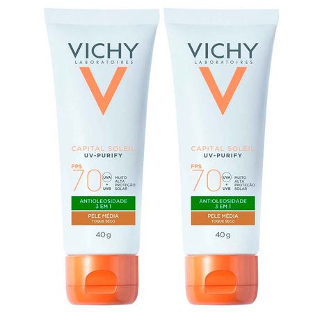 Vichy-Idéal-Soleil-Purify-Kit-com-2-Unidades-–-Protetor-Solar-Facial-com-Cor-FPS70-–-Média-Kit--1