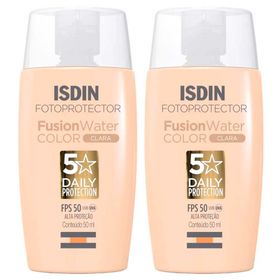 isdin-fusion-water-5-stars-color-kit-com-2-unidades-protetor-solar-facial-com-cor-fps50-50ml-clara--1-