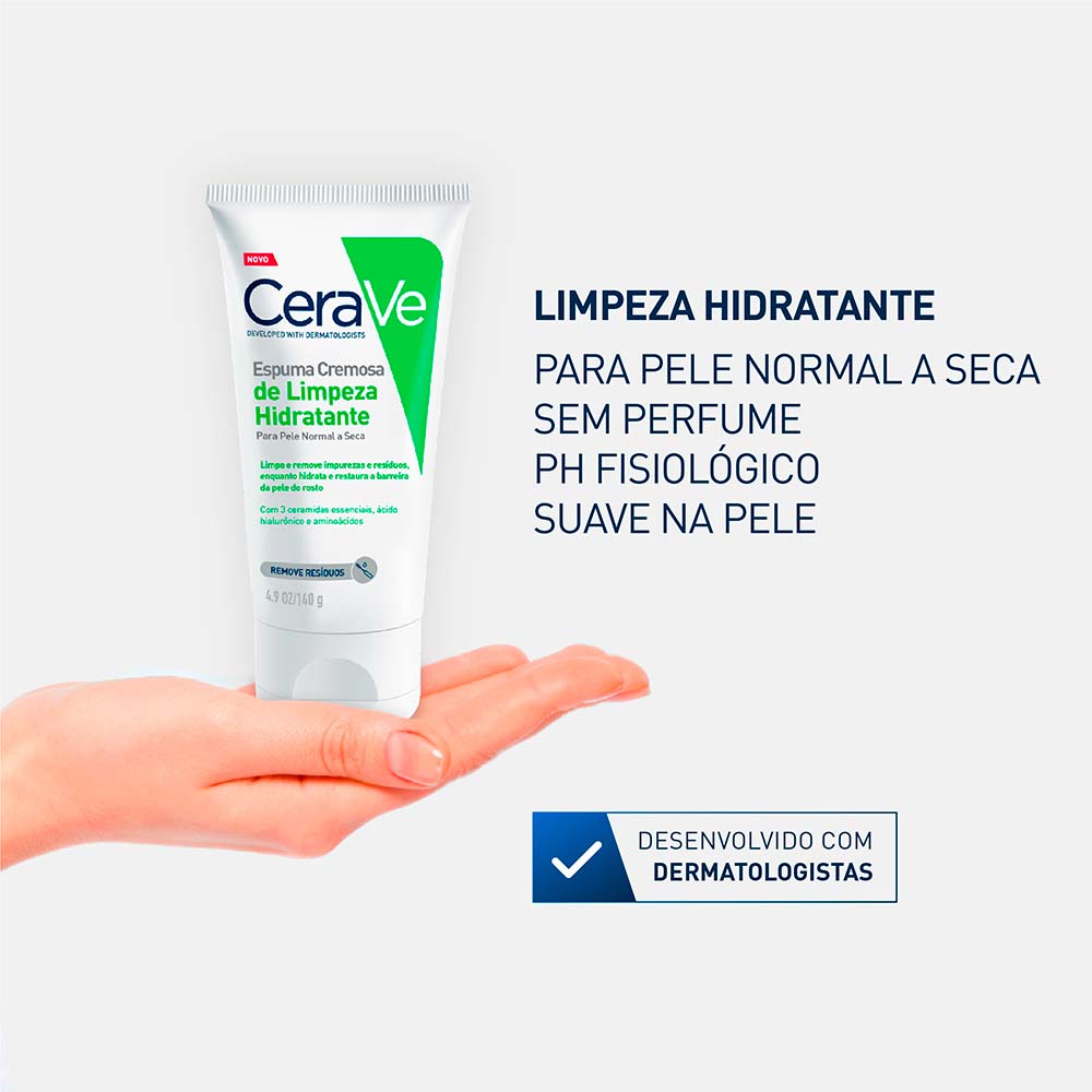 Creme Espuma de Limpeza Facial CeraVe