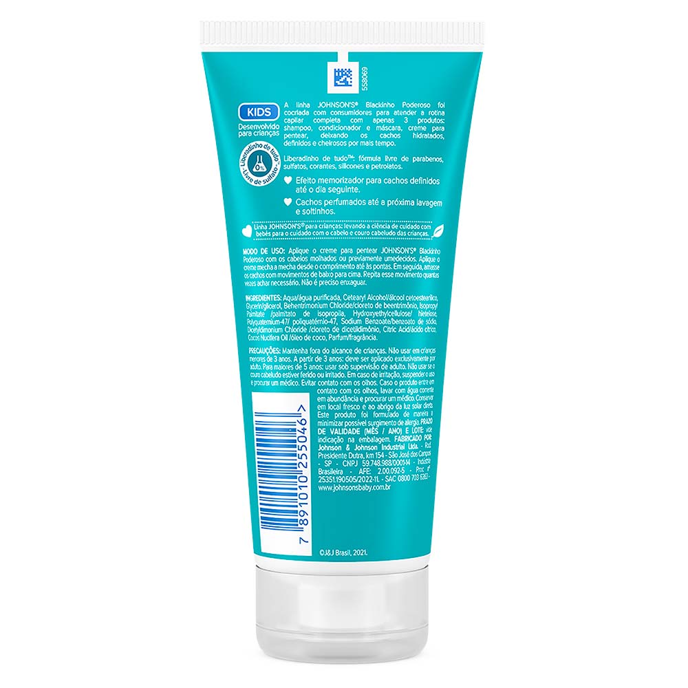 Johnson’s Blackinho Poderoso Creme Para Pentear