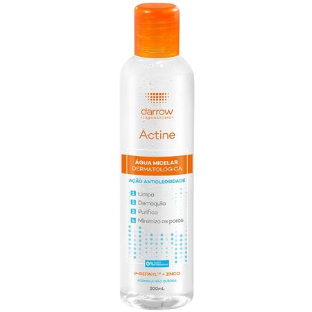 Água Micelar Actine - Água Micelar Dermatológica 200mlÁgua Micelar Actine - Água Micelar D...