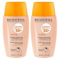 Bioderma Photoderm Nude Touch Kit com 2 Unidades – Protetor Solar com Cor FPS50+ - Muito Claro 40ml Kit