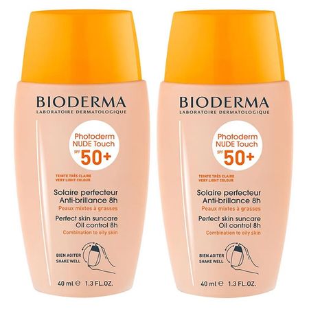 Bioderma-Photoderm-Nude-Touch-Kit-com-2-Unidades-–-Protetor-Solar-com-Cor-FPS50+---Muito-Claro-40ml-Kit--1