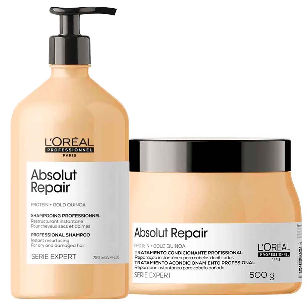 L'Oréal Professionnel Absolut Repair Kit Shampoo + Máscara