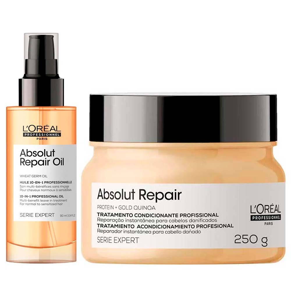L'Oréal Professionnel Absolut Repair Kit Máscara + Óleo