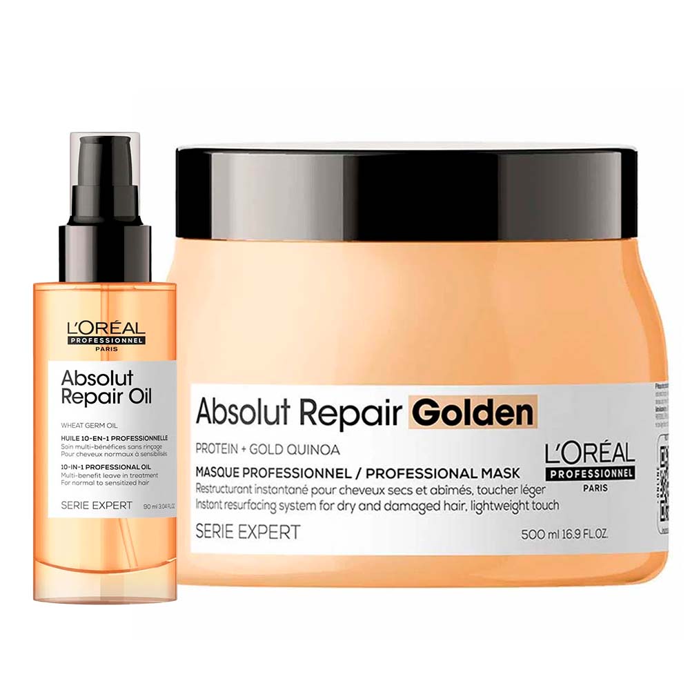 L'Oréal Professionnel Absolut Repair Kit Máscara Light + Óleo