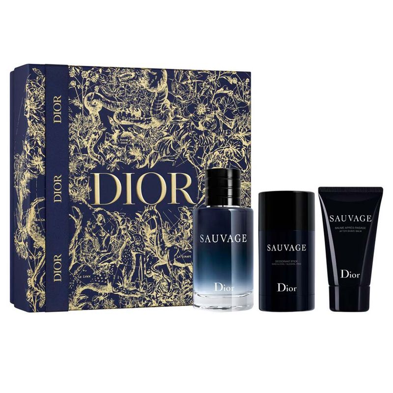 Kit Coffret Sauvage Dior – Perfume Masculino + Baume Après-Rasage