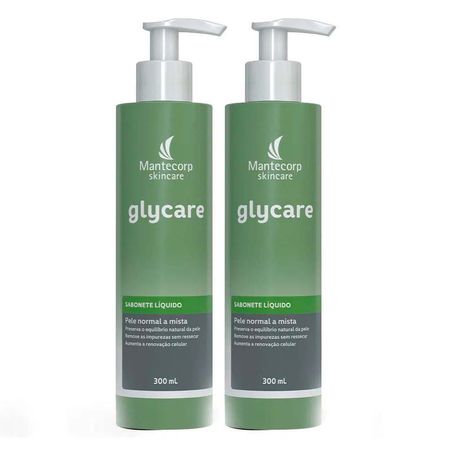 Mantecorp-Glycare-Kit-com-2-Unidades-–-Sabonete-Líquido-Facial-300ml-Kit--1