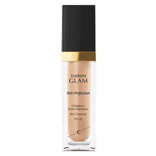 Base Líquida Eudora Glam Skin Perfection 30ml Menor preço em Base Líquida Eudora Glam Skin Perfection 30ml