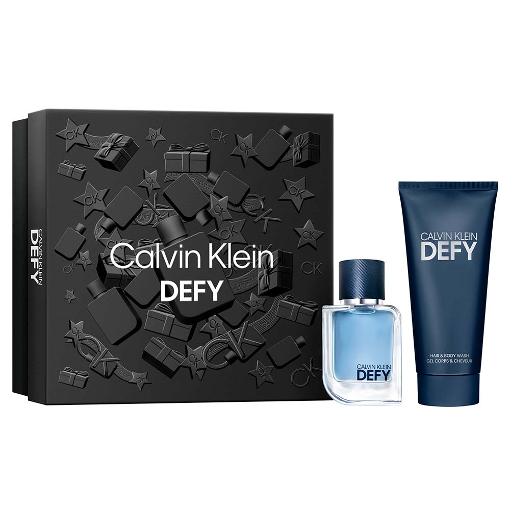 Conjunto Defy Calvin Klein Masculino - Eau De Toilette 50ml + Gel De Banho 100ml