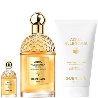 Kit Guerlain Aqua Allegoria Mandarine – Perfume Feminino + Miniatura + Body Lotion Menor preço em Kit Guerlain Aqua Allegoria Mandarine – Perfume Feminino + Miniatura + Body Lotion