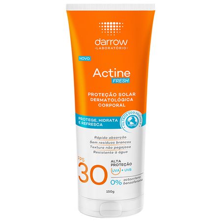 Protetor Solar Corporal Darrow Actine Fresh FPS30 150g Protetor Solar Corporal Darrow Actine Fresh FPS30 150g