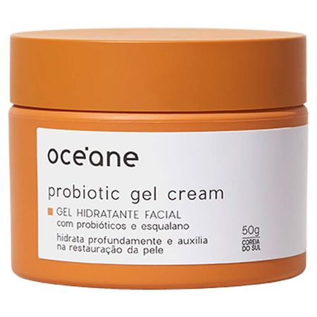 Gel Hidratante Facial com Probióticos e Esqualano Océane Probiotic Gel Cream -...