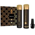 Sebastian Professional e OPI Kit - Shampoo e Condicionador Dark Oil + Esmalte Black Onix Kit