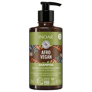 Inoar Afro Vegan Shampoo - 300ml Menor preço em Inoar Afro Vegan Shampoo - 300ml
