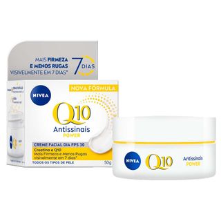 NIVEA Creme Facial Antissinais Q10 Power Dia FPS30 - 52g é boa?