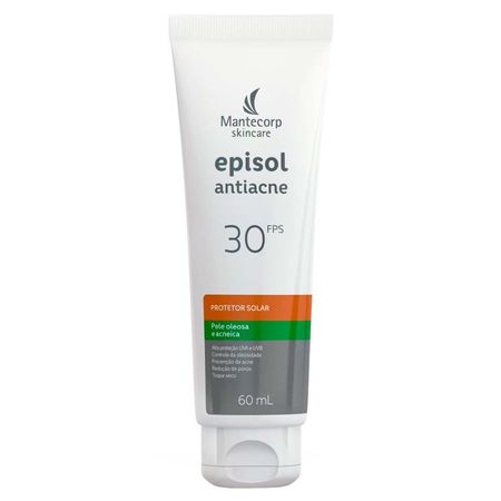 Protetor Solar Facial Antiacne Mantecorp Skincare Episol FPS30 - 60ml